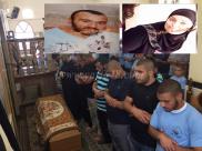  بالصور: تشييع جثامين السيد احمد عياش والسيدة رابعة سكحفي في يافا 